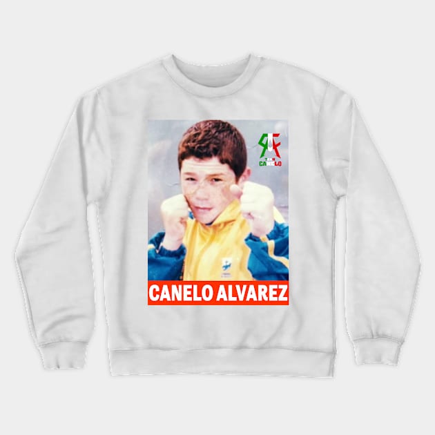 canelo alvarez when I was a child Crewneck Sweatshirt by alustown